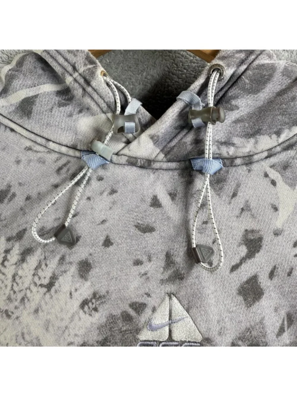 Nike ACG Hoodie Mens XL Gray Pullover Fleece Sweatshirt Therma Fit DV9394-015